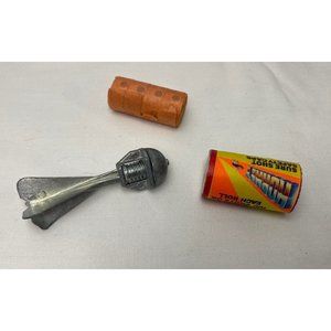 Vintage Toy Cap Firing Grenade with Caps – Collectible Toy